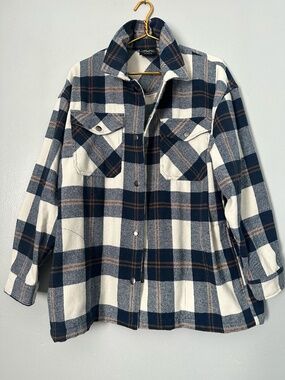 HFX Flannel Button-Down Jacket